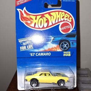 1996 #448 Hot Wheels '67 Camaro - Classic Yellow